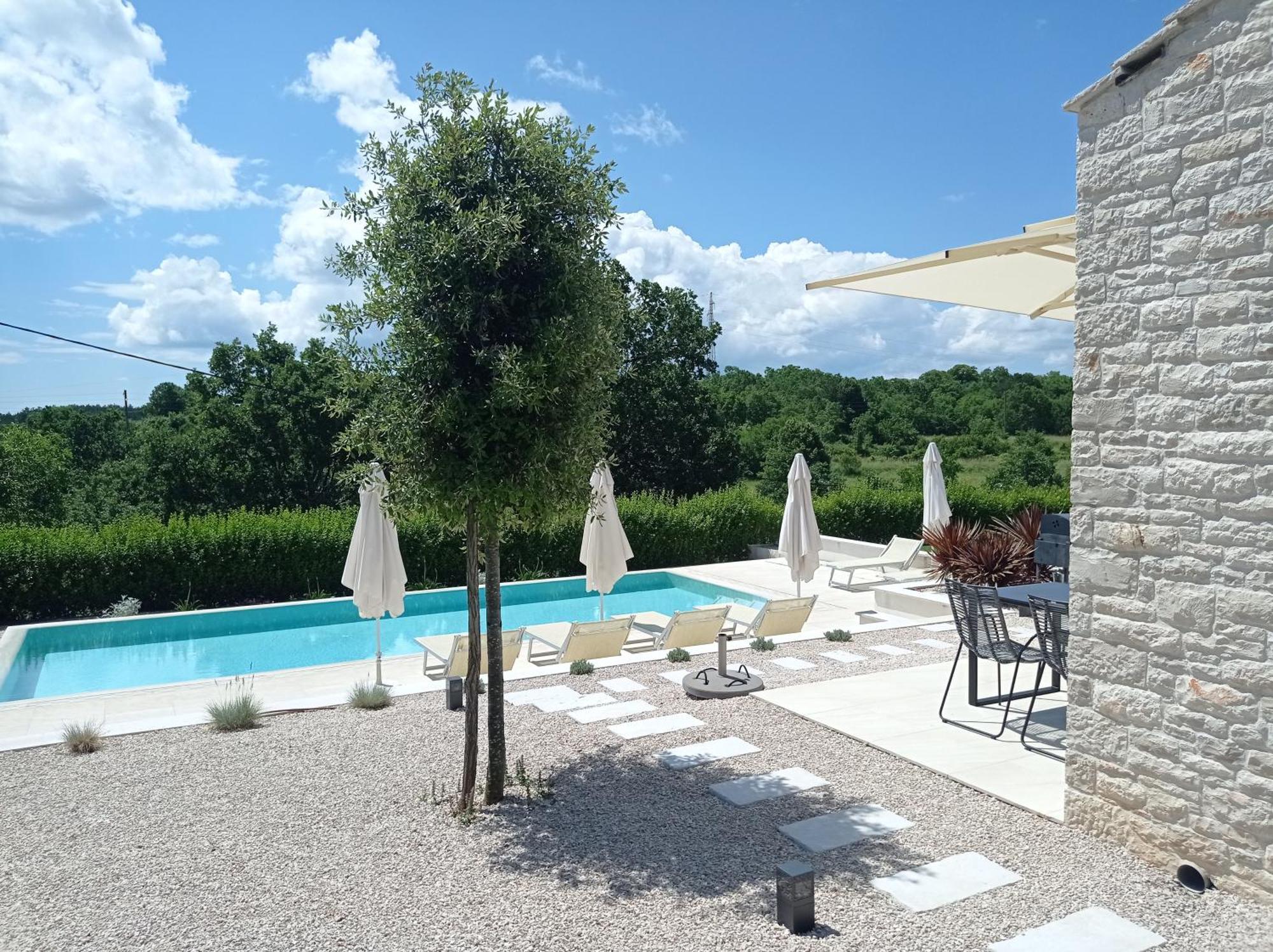 Terra Histria - Boutique Stone House Villa Oprtalj Luaran gambar